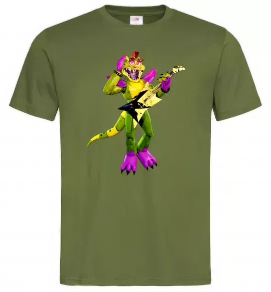 Мужская футболка Глемрок Монти 5 ночей с Фредди Оливковый фото