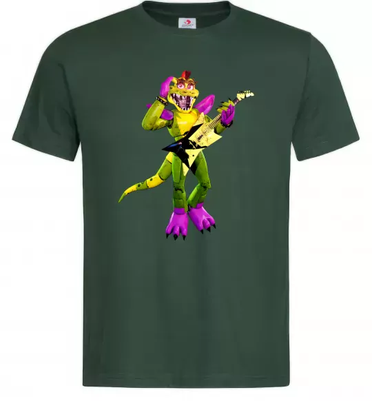 Мужская футболка Глемрок Монти 5 ночей с Фредди Темно-зеленый фото