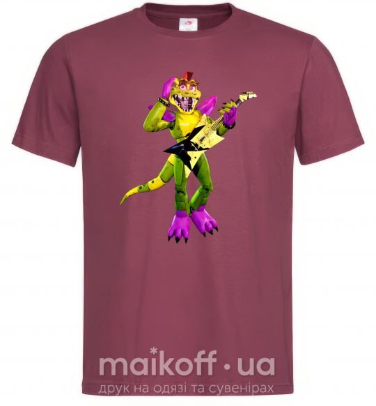 Мужская футболка Глемрок Монти 5 ночей с Фредди Бордовый фото