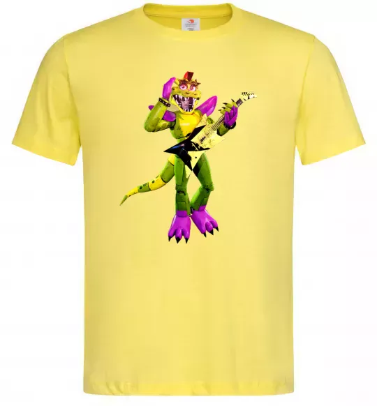 Мужская футболка Глемрок Монти 5 ночей с Фредди Лимонный фото