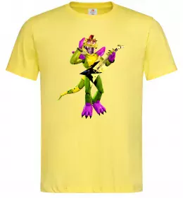 Мужская футболка Глемрок Монти 5 ночей с Фредди Лимонный фото