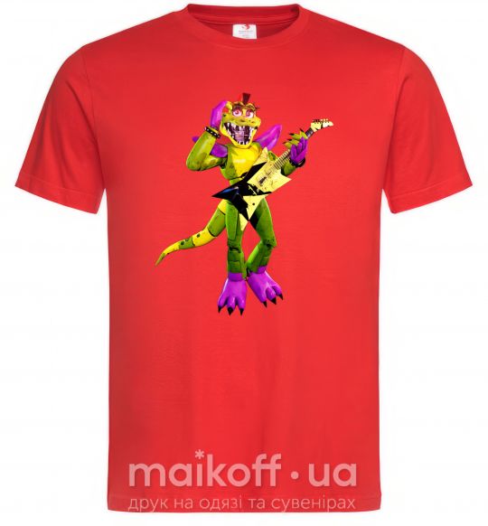 Мужская футболка Глемрок Монти 5 ночей с Фредди Красный фото