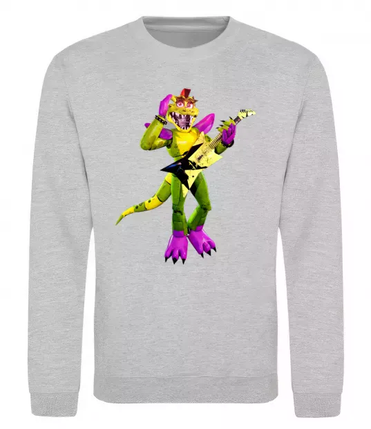 Свитшот Глемрок Монти 5 ночей с Фредди Серый меланж фото