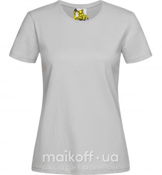 Женская футболка Золотой Фредди Серый фото