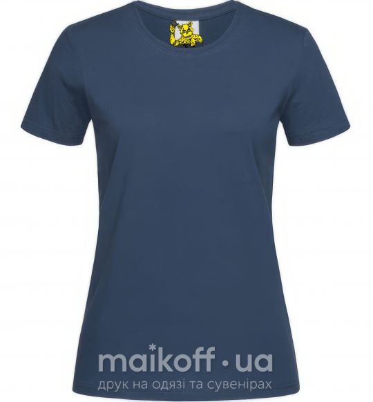 Женская футболка Золотой Фредди Темно-синий фото