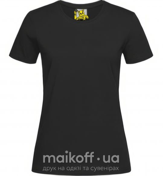 Женская футболка Золотой Фредди Черный фото