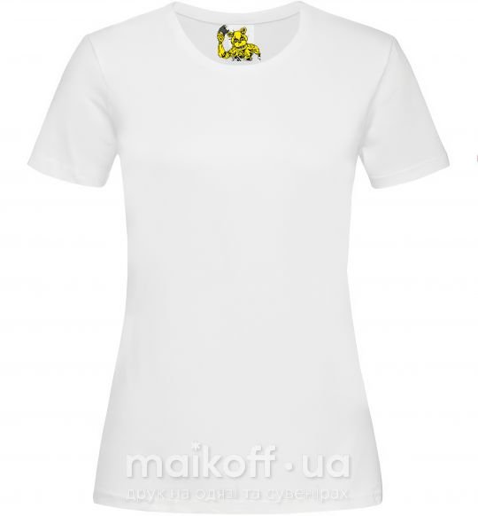 Женская футболка Золотой Фредди Белый фото