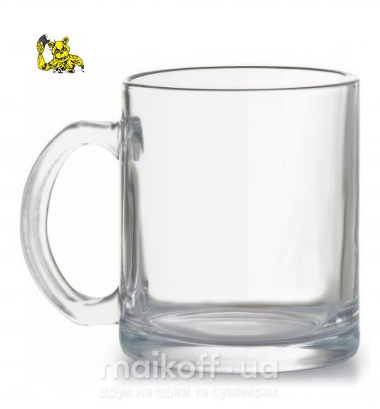 Чашка скляна Золотой Фредди Прозорий фото