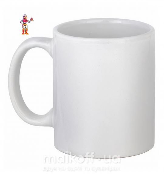 Чашка керамічна Чика Фнаф Білий фото
