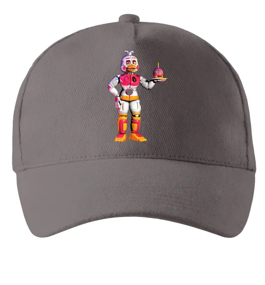 Кепка Чика Фнаф Сірий фото