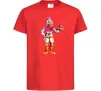Дитяча футболка Чика Фнаф Червоний фото