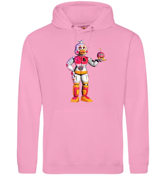 Чоловіча толстовка (худі) Чика Фнаф Рожевий фото