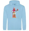 Жіноча толстовка (худі) Чика Фнаф Блакитний фото