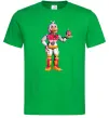 Мужская футболка Чика Фнаф Зеленый фото