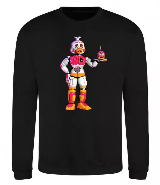 Світшот Чика Фнаф Чорний фото