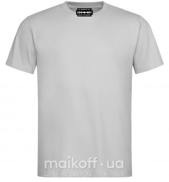 Мужская футболка By order of the peakly blinders Серый фото
