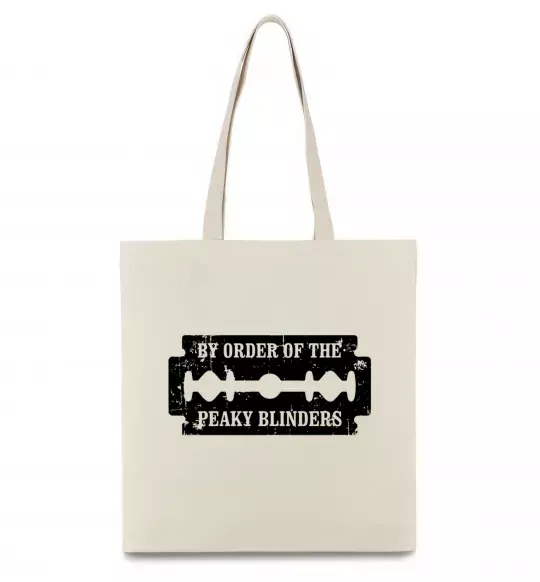 Эко-сумка By order of the peakly blinders Бежевый фото