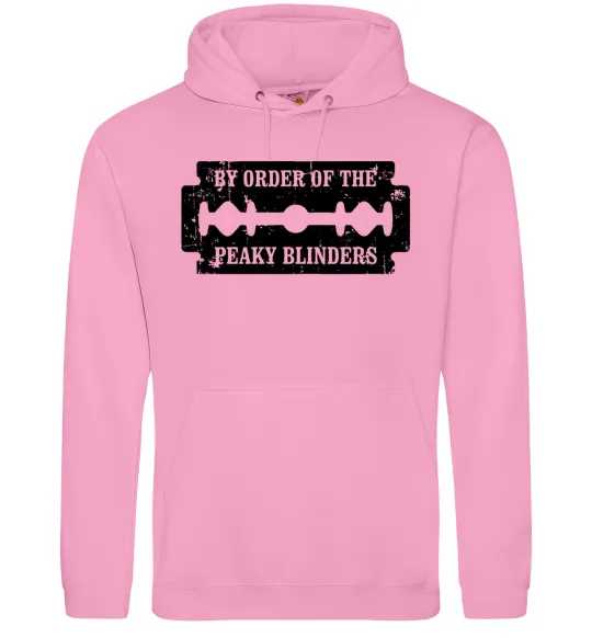 Мужская толстовка (худи) By order of the peakly blinders Розовый фото