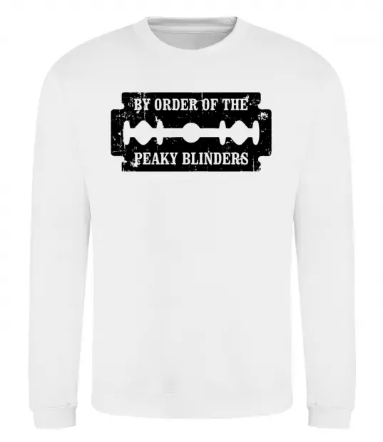 Свитшот By order of the peakly blinders Белый фото