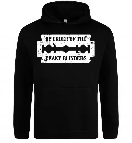 Мужская толстовка (худи) By order of the peakly blinders Черный фото
