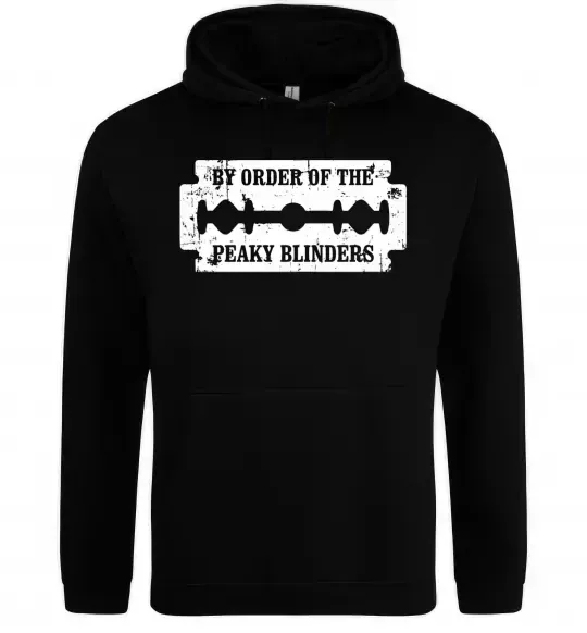 Женская толстовка (худи) By order of the peakly blinders Черный фото