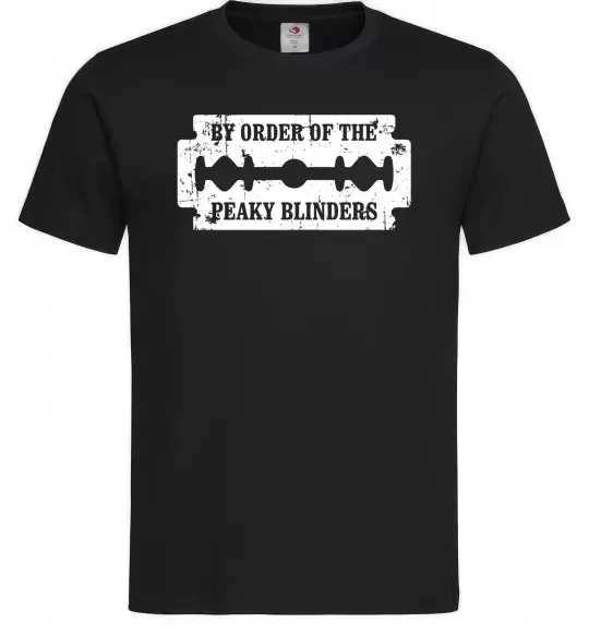 Чоловіча футболка By order of the peakly blinders Чорний фото