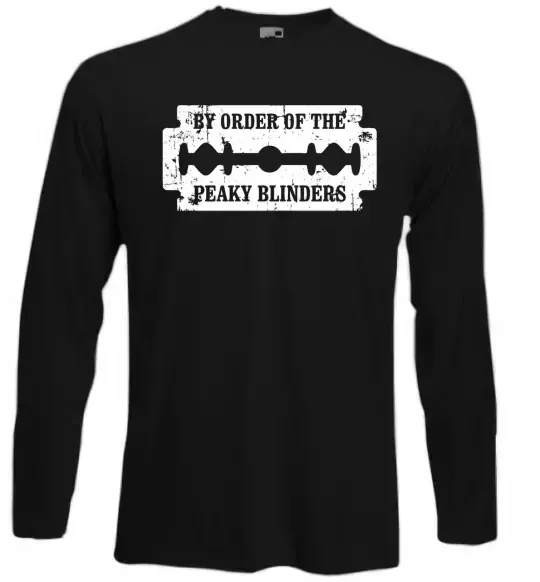 Лонгслив By order of the peakly blinders Черный фото