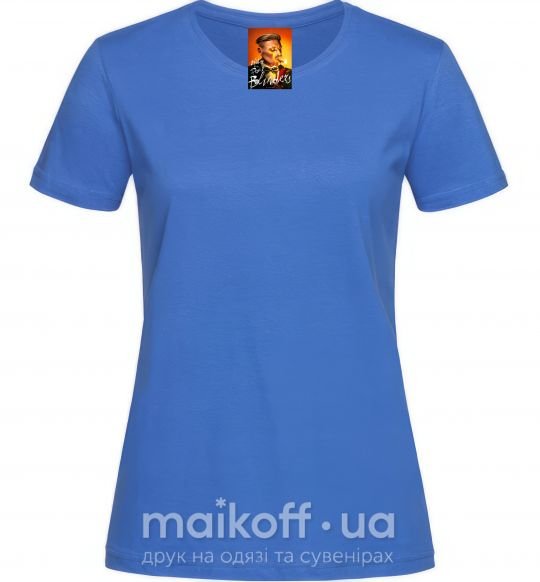 Жіноча футболка Артур Шелби Острые козырьки Яскраво-синій фото