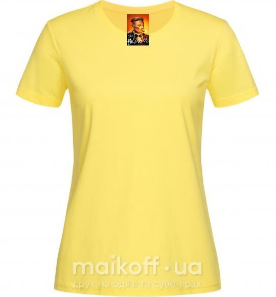 Жіноча футболка Артур Шелби Острые козырьки Лимонний фото