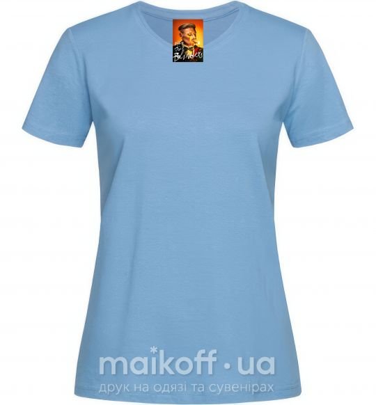 Жіноча футболка Артур Шелби Острые козырьки Блакитний фото