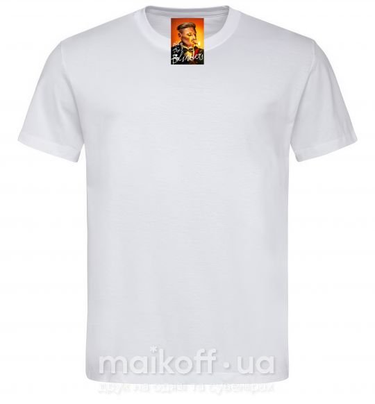 Мужская футболка Артур Шелби Острые козырьки Белый фото