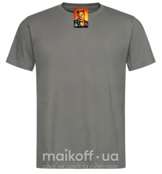 Чоловіча футболка Артур Шелби Острые козырьки Графіт фото
