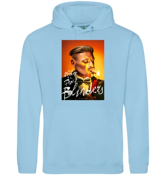 Мужская толстовка (худи) Артур Шелбі Гострі картузи Голубой фото