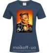 Женская футболка Артур Шелби Острые козырьки Темно-синий фото