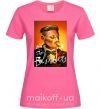 Женская футболка Артур Шелби Острые козырьки Ярко-розовый фото