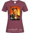 Женская футболка Артур Шелби Острые козырьки Бордовый фото