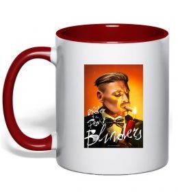 Чашка з кольоровою ручкою Артур Шелбі Гострі картузи Чашка з кольоровою ручкою Артур Шелбі Гострі картузи