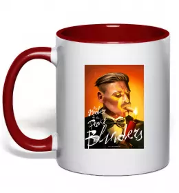 Чашка с цветной ручкой