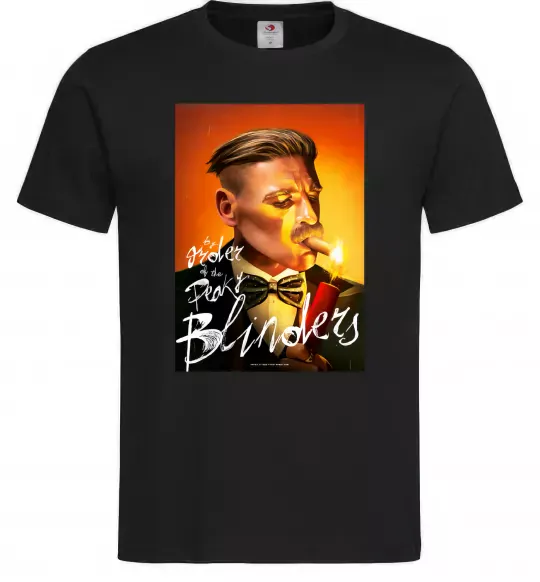 Мужская футболка Артур Шелбі Гострі картузи Черный фото