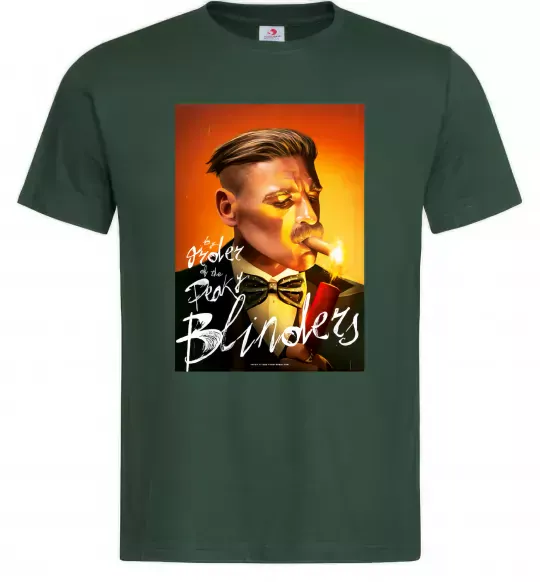 Мужская футболка Артур Шелбі Гострі картузи Темно-зеленый фото