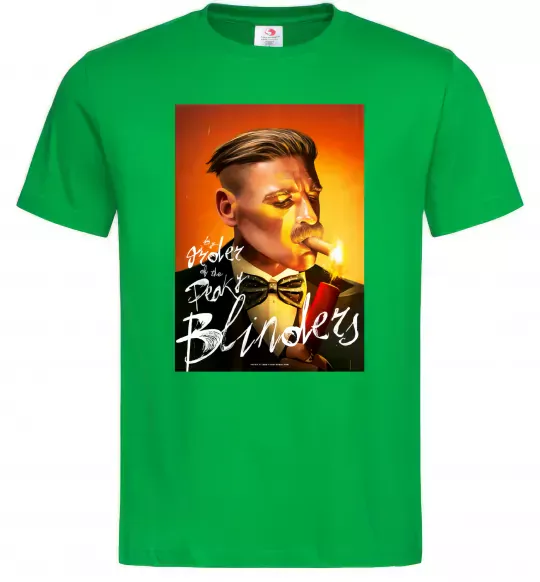 Мужская футболка Артур Шелбі Гострі картузи Зеленый фото