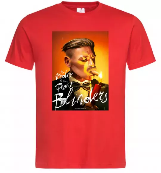 Мужская футболка Артур Шелбі Гострі картузи Красный фото