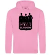 Чоловіча толстовка (худі) Гострі картузи силует Рожевий фото