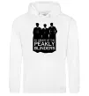 Мужская толстовка (худи) Гострі картузи силует Белый фото