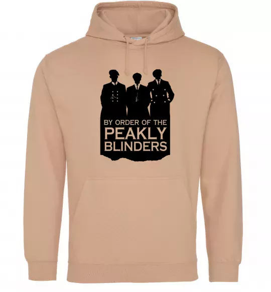 Мужская толстовка (худи) Гострі картузи силует Песочный фото