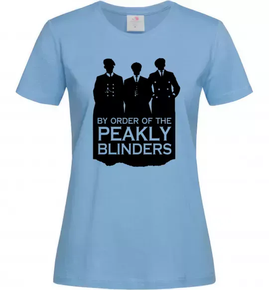 Жіноча футболка Гострі картузи силует Блакитний фото