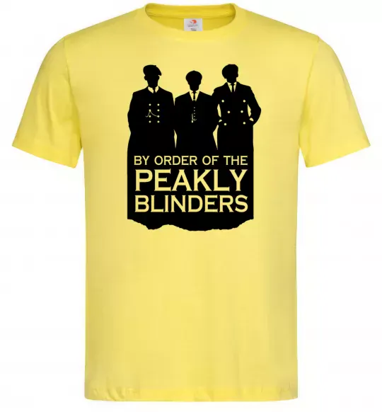 Чоловіча футболка Гострі картузи силует Лимонний фото