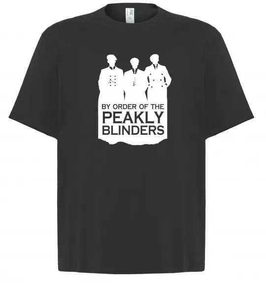 Футболка Оверсайз Гострі картузи силует Черный фото