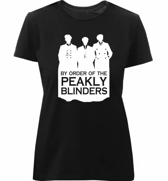 Женская премиум футболка Гострі картузи силует Черный фото