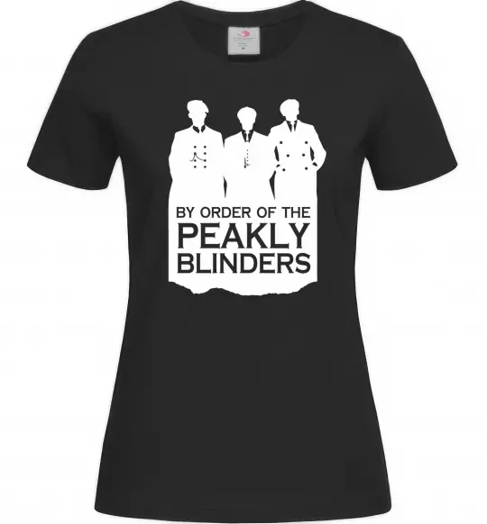 Жіноча футболка Гострі картузи силует Чорний фото